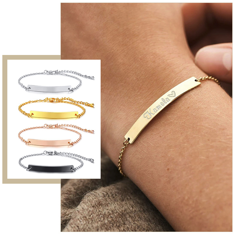 Elegant Personalized ID Bar Br - огляд і ціна Coordinates Bracelet